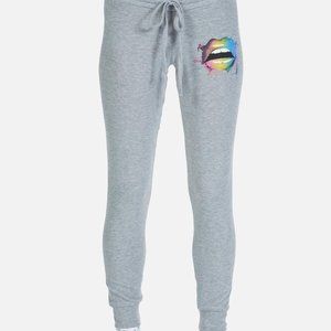 Rainbow Smudge Lip Sweat Pant